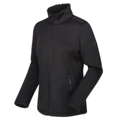 Regatta Women's Razia Full Zip Winter Lined Fleece Black