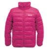 Regatta Girl's Iceway Down Fill Jacket Jem Pink RKN025 1 Regatta Girl's Iceway Down Fill Jacket Jem Pink RKN025 -Crag Clothing Shop regatta girls iceway jacket jem