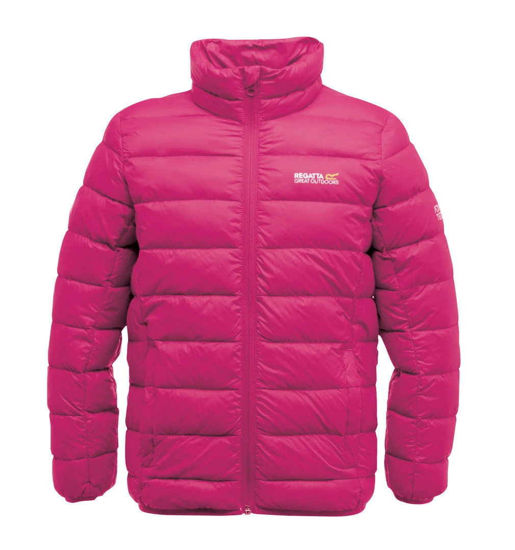 Regatta Girl's Iceway Down Fill Jacket Jem Pink RKN025 3 Regatta Girl's Iceway Down Fill Jacket Jem Pink RKN025