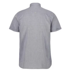 Regatta Men's Damari Coolweave Cotton Short Sleeve Shirt - Seal Grey 8 Regatta Men's Damari Coolweave Cotton Short Sleeve Shirt - Seal Grey -Crag Clothing Shop regatta mens damari shirt seal grey 3