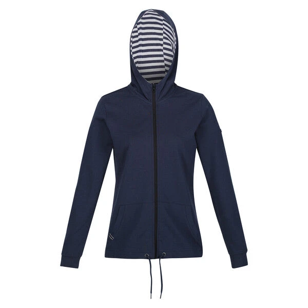 Regatta Women's Bayarma Full Zip Hoody Navy RWA532 5 Regatta Women's Bayarma Full Zip Hoody Navy RWA532 - Image 3