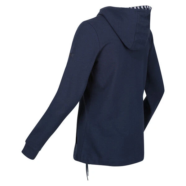 Regatta Women's Bayarma Full Zip Hoody Navy RWA532 6 Regatta Women's Bayarma Full Zip Hoody Navy RWA532 - Image 4