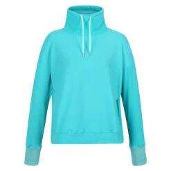 Regatta Women's Laurden Overhead Fleece Turquoise -Crag Clothing Shop regatta womens laurden fleece turquoise 4