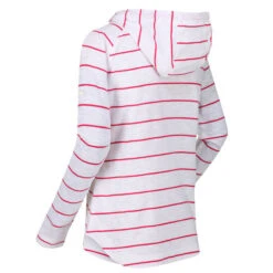 Regatta Women's Merindah Lightweight Overhead Hoodie Virtual Pink Stripe -Crag Clothing Shop regatta womens merindah virtual pink stripe 1