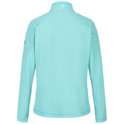 Regatta Women's Montes Lightweight Half Zip Fleece Turquoise -Crag Clothing Shop regatta womens montes half zip fleece TURQUOISE 3
