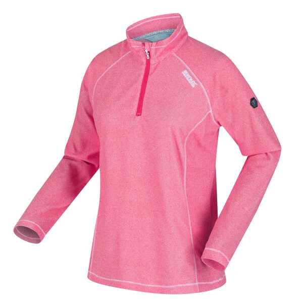 Regatta Women's Montes Lightweight Half Zip Fleece Rethink Pink 4 Regatta Women's Montes Lightweight Half Zip Fleece Rethink Pink - Image 2