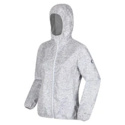 Regatta Women's Serenton Waterproof Jacket | White Foil Animal