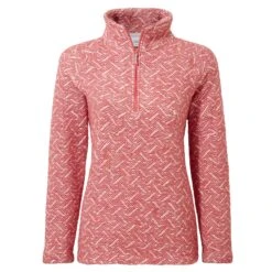 Craghoppers Women's Talladale Half-Zip Fleece Coral CWA294 RRP £65