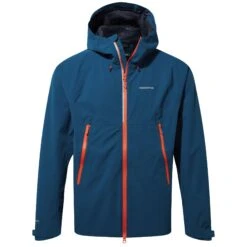 Craghoppers Men's Trelawney Waterproof Jacket CMW772 Poseidon Blue RRP £100
