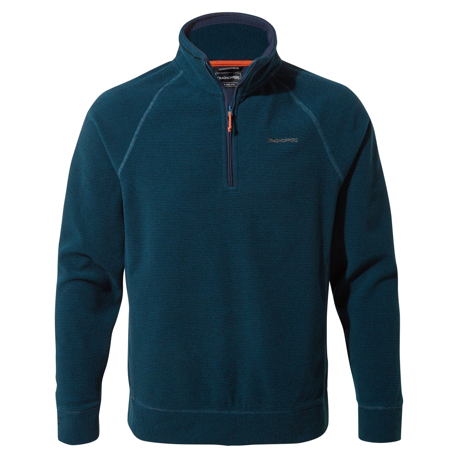 Craghoppers Men's Turo Half Zip CMA1291 Poseidon Blue Stripe RRP £50 3 Craghoppers Men's Turo Half Zip CMA1291 Poseidon Blue Stripe RRP £50
