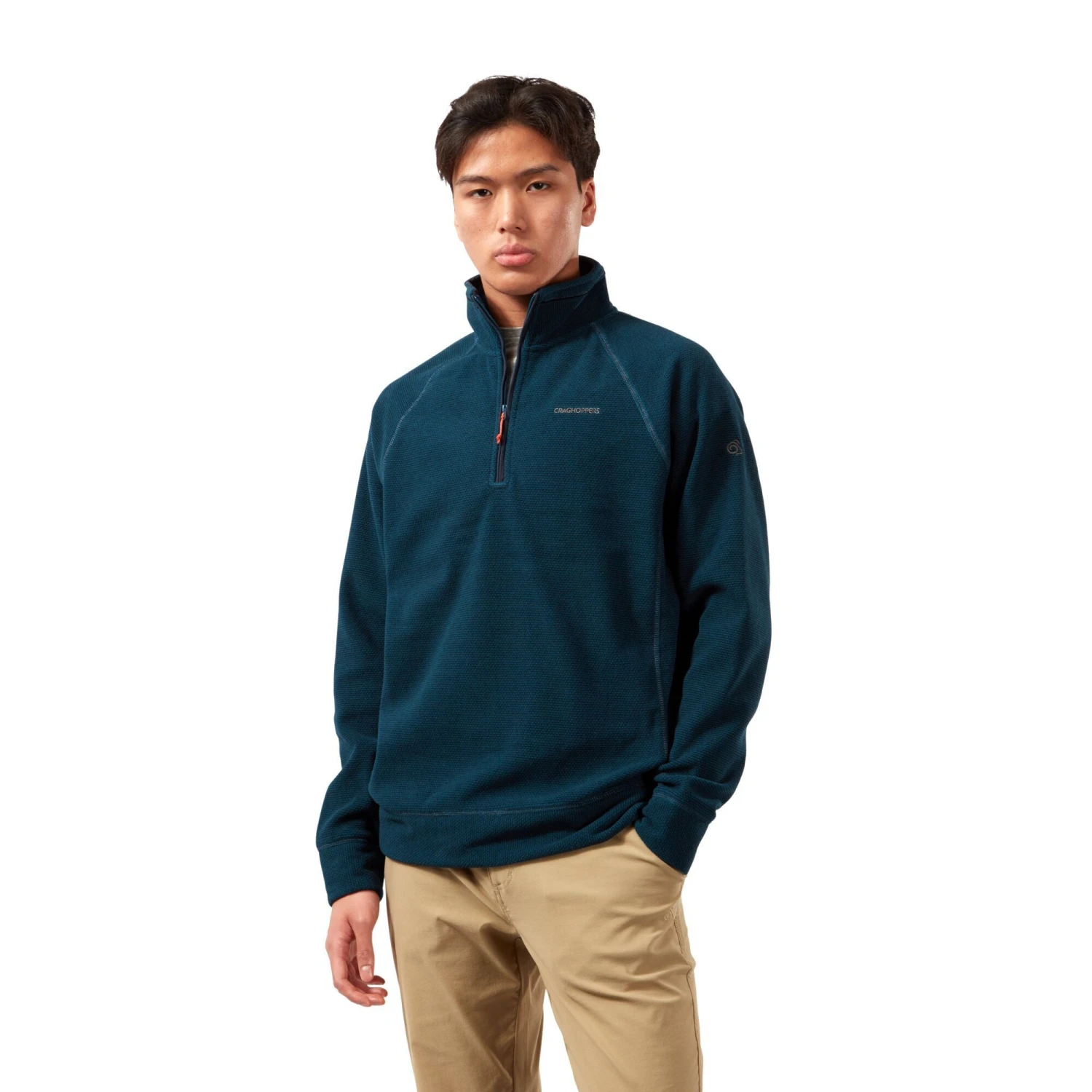 Craghoppers Men's Turo Half Zip CMA1291 Poseidon Blue Stripe RRP £50 4 Craghoppers Men's Turo Half Zip CMA1291 Poseidon Blue Stripe RRP £50 - Image 2