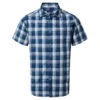 Craghoppers Vernon Short Sleeved Shirt Poseidon Blue Check -Crag Clothing Shop vernonshirtposblue